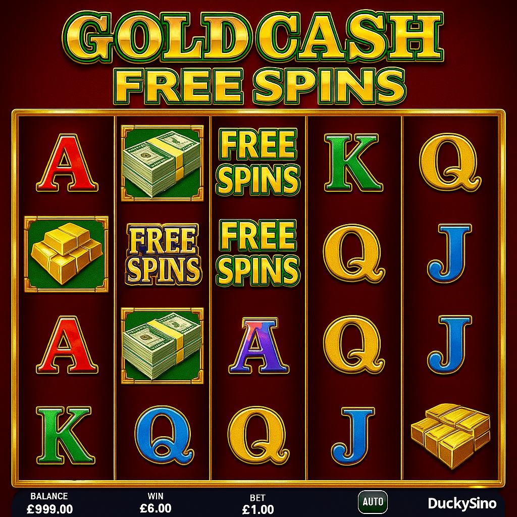 Duckysino - Gold Cash Free Spins Slot - Pokies Game